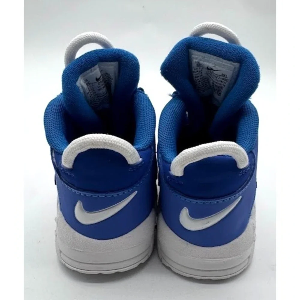 Nike Air More Uptempo GS Royal Blue White Sneakers Kids US 8C DM1027-400